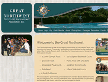 Tablet Screenshot of greatnorthwest.org